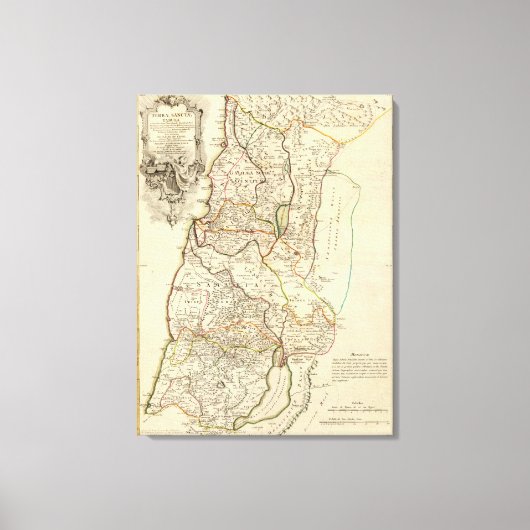 Israel und Palästina 3 Leinwanddruck (Vorderseite)