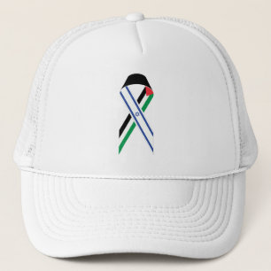 Israel und Palästina-Fahne Truckerkappe