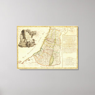 Israel und Palästina Leinwanddruck