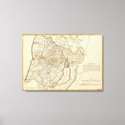 Israel und Palästina Leinwanddruck (Vorderseite)