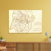 Israel und Palästina Leinwanddruck (Insitu (Wohnzimmer))