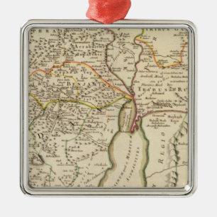 Israel und Palästina Silbernes Ornament