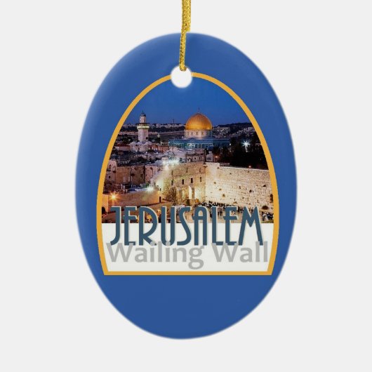 ISRAEL-Verzierung Keramik Ornament (Vorne)