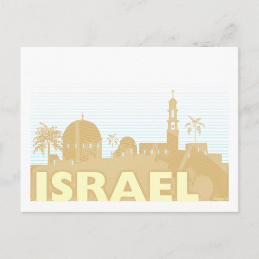 Israel Vintage Postkarte (Vorderseite)