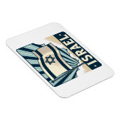 Israel Vintage Travel Poster Magnet (Rechte Seite)