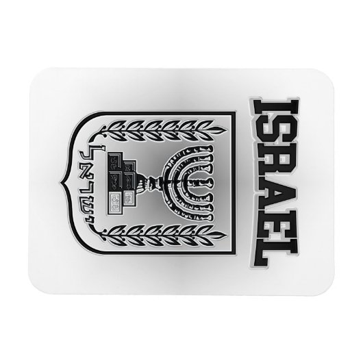 Israel-Wappen Magnet (Horizontal)