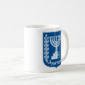 Israel-Wappen Tasse (VorderseiteRechts)