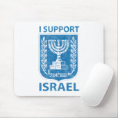 Israel-Wappen Vintag Mousepad (Mit Mouse)