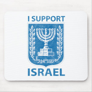 Israel-Wappen Vintag Mousepad