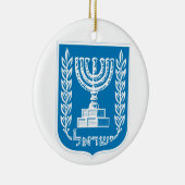 ISRAEL-Weihnachtenverzierung/קישוטחגמולדישראל Keramikornament (Rechts)