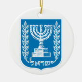 ISRAEL-Weihnachtenverzierung/קישוטחגמולדישראל Keramikornament (Vorne)