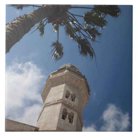Israel, Westjordanland, Bethlehem, Moschee von Oma Fliese (Vorderseite)
