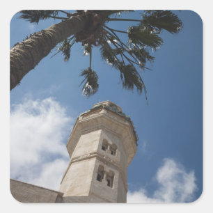 Israel, Westjordanland, Bethlehem, Moschee von Oma Quadratischer Aufkleber