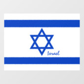 Israel Window decal, israelische Flag Patrioten /s Fensteraufkleber (Blatt)