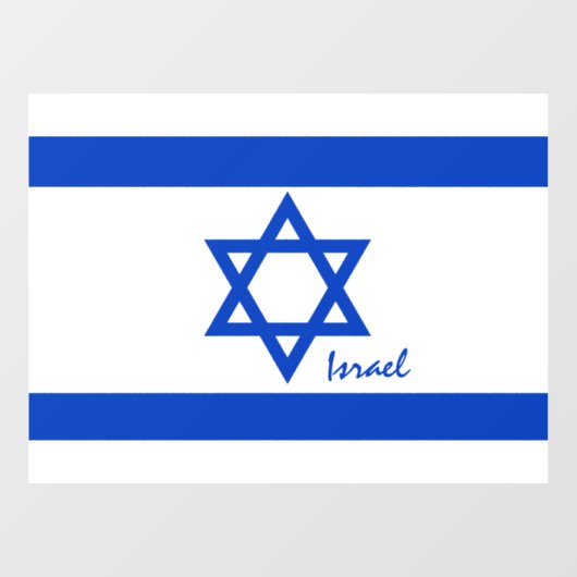 Israel Window decal, israelische Flag Patrioten /s Fensteraufkleber (Blatt)