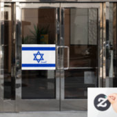 Israel Window decal, israelische Flag Patrioten /s Fensteraufkleber (Büro Tür)