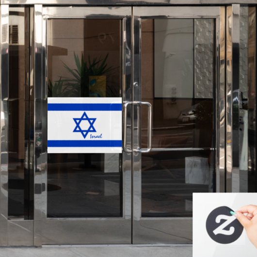 Israel Window decal, israelische Flag Patrioten /s Fensteraufkleber (Büro Tür)