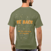 Israel "Wir zurück" Angepasst T-Shirt (Rückseite)