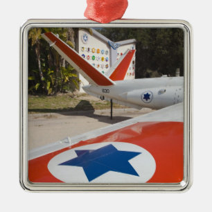 Israeli Air Force Museum Silbernes Ornament