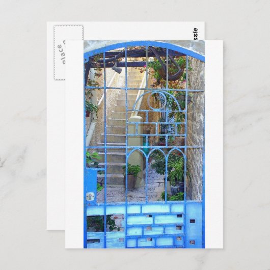 Israeli Door Postkarte (Vorne/Hinten)