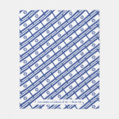 ISRAELI FLAG LIEBE der messianischen Schrift Fleecedecke (Vorderseite)