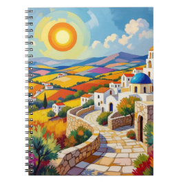 Israeli Landscape Notebook – Colorful & Inspiring  Notizblock