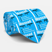 Israeli Mossad, das Beste und Nachrichtendienst Krawatte (Gerollt)