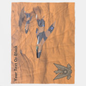 Israeli Super Mysterien Over The Desert Fleecedecke (Vorderseite)