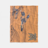 Israeli Super Mysterien Over The Desert Fleecedecke (Vorderseite)