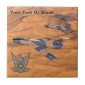 Israeli Super Mysterien Over The Desert Fliese (Vorderseite)