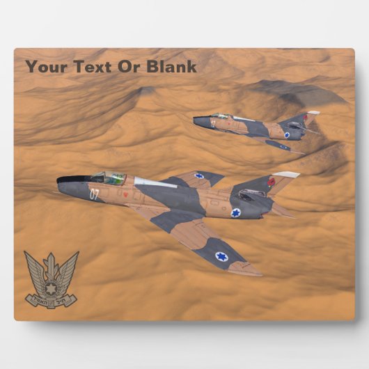 Israeli Super Mysterien Over The Desert Fotoplatte (Vorderseite)