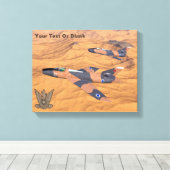 Israeli Super Mysterien Over The Desert Leinwanddruck (Insitu (Holzboden))