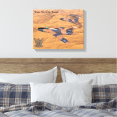 Israeli Super Mysterien Over The Desert Leinwanddruck (Insitu (Schlafzimmer))