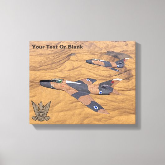 Israeli Super Mysterien Over The Desert Leinwanddruck (Vorderseite)