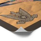 Israeli Super Mysterien Over The Desert Poster (Ecke)