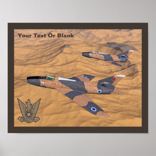 Israeli Super Mysterien Over The Desert Poster (Vorne)