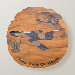 Israeli Super Mysterien Over The Desert Rundes Kissen