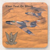 Israeli Super Mysterien Over The Desert Untersetzer (Vorderseite)