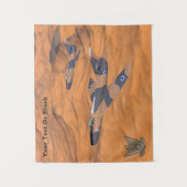 Israeli Super Mysterien Over The Desert Wandteppich (Vorderseite)