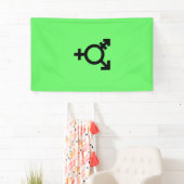 Israeli Transgender Pride Flag Banner (Insitu)