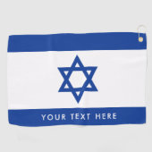 Israelian Flagge kundenspezifischen Golf Golfhandtuch (Horizontal)