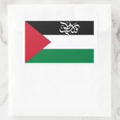 #IsraeliCrimes, #IsraeliOccupation, Beruf, #P Rechteckiger Aufkleber (Tasche)