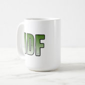 israelische Armee Kaffeetasse (Vorderseite Links)