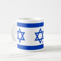 israelische Fahne-Tasse, israelische Patrioten/Spo