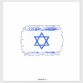 israelische Flagge Aufkleber (Blatt)