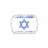 israelische Flagge Aufkleber (Vorderseite)
