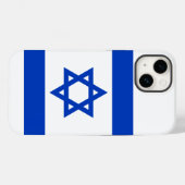 israelische Flagge Case-Mate iPhone Hülle (Rückseite (Horizontal))