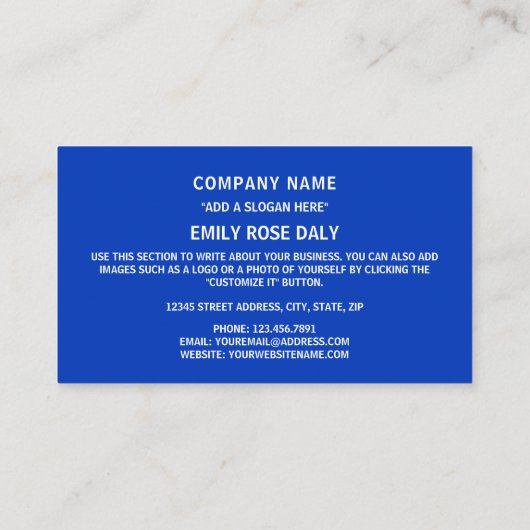 israelische Flagge, Flagge Israels Visitenkarte (Rückseite)