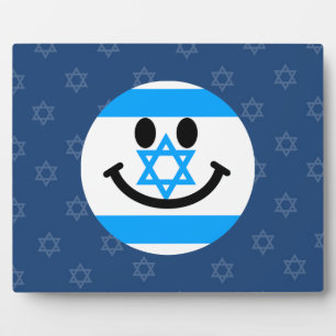 israelische Flagge Fotoplatte