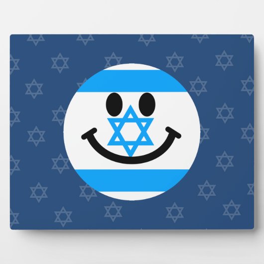 israelische Flagge Fotoplatte (Vorderseite)